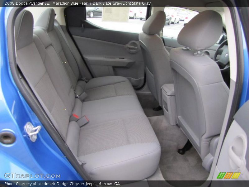 Marathon Blue Pearl / Dark Slate Gray/Light Slate Gray 2008 Dodge Avenger SE