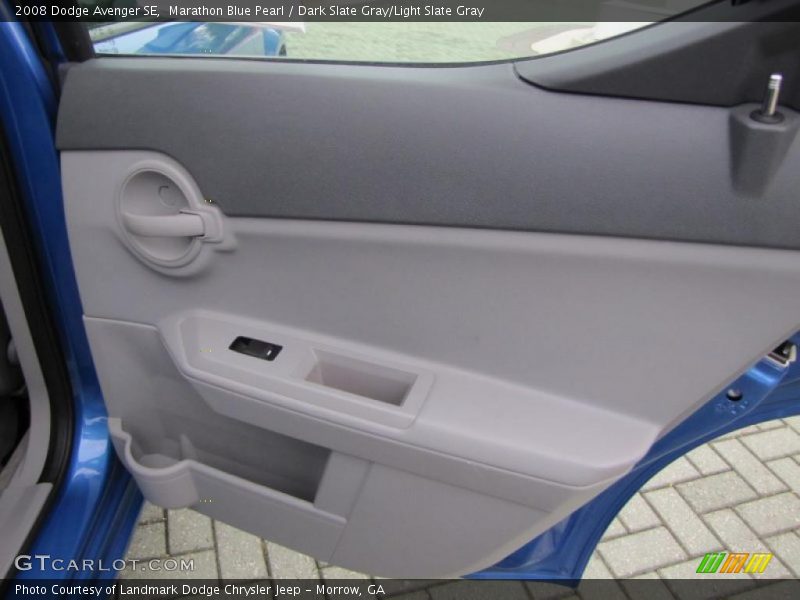 Marathon Blue Pearl / Dark Slate Gray/Light Slate Gray 2008 Dodge Avenger SE
