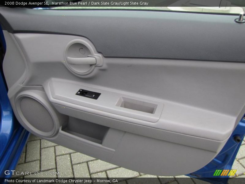 Marathon Blue Pearl / Dark Slate Gray/Light Slate Gray 2008 Dodge Avenger SE