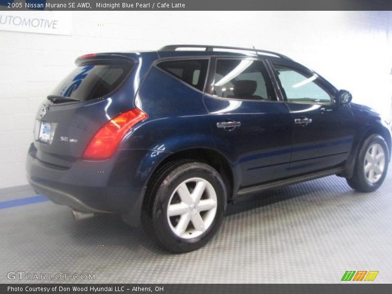 Midnight Blue Pearl / Cafe Latte 2005 Nissan Murano SE AWD