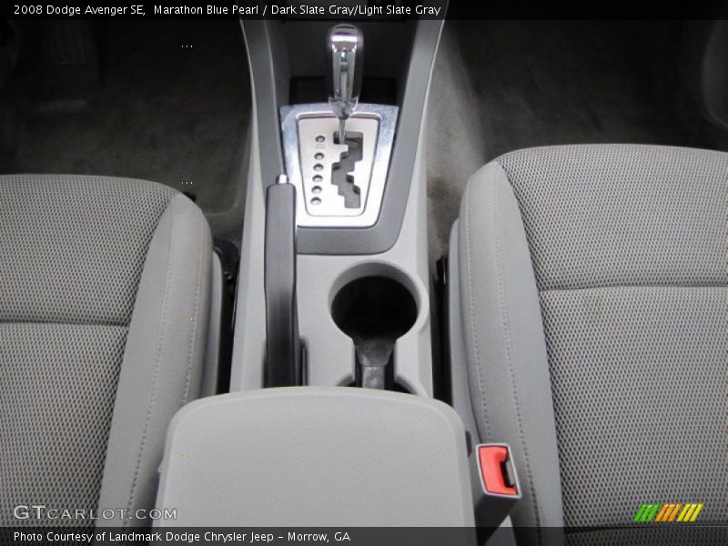 Marathon Blue Pearl / Dark Slate Gray/Light Slate Gray 2008 Dodge Avenger SE