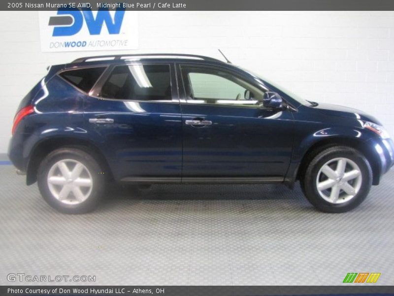 Midnight Blue Pearl / Cafe Latte 2005 Nissan Murano SE AWD