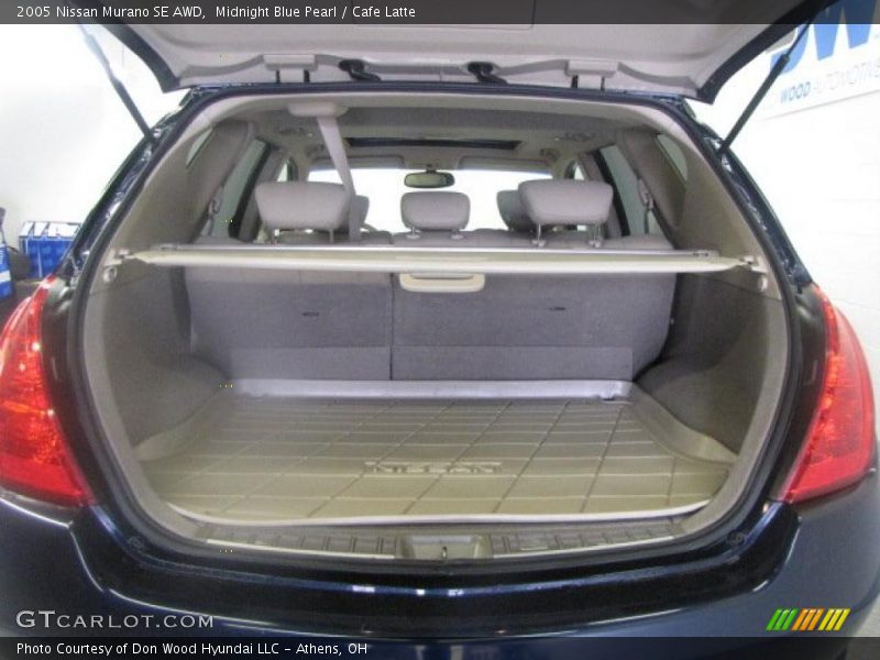 Midnight Blue Pearl / Cafe Latte 2005 Nissan Murano SE AWD