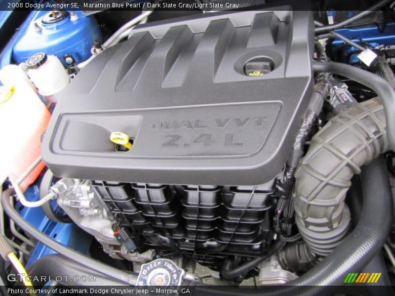 Marathon Blue Pearl / Dark Slate Gray/Light Slate Gray 2008 Dodge Avenger SE