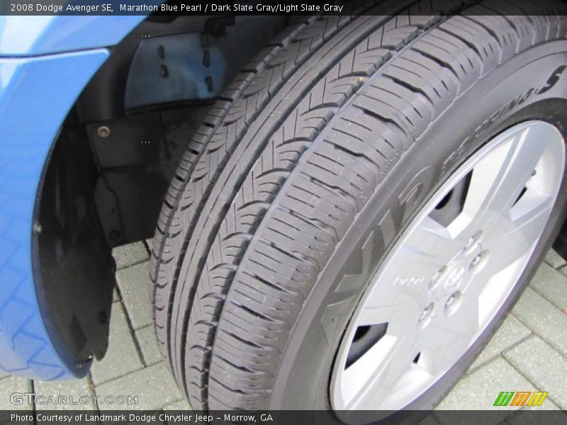 Marathon Blue Pearl / Dark Slate Gray/Light Slate Gray 2008 Dodge Avenger SE