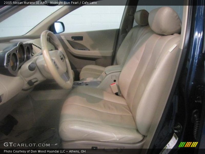 Midnight Blue Pearl / Cafe Latte 2005 Nissan Murano SE AWD