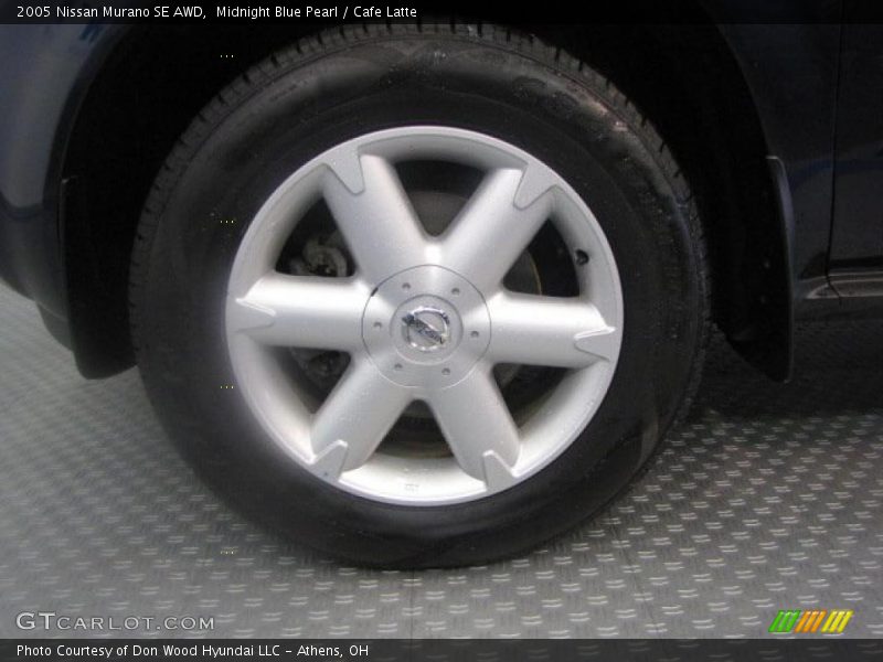 Midnight Blue Pearl / Cafe Latte 2005 Nissan Murano SE AWD