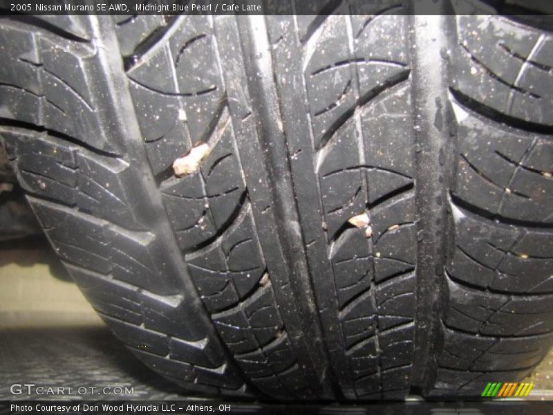 Midnight Blue Pearl / Cafe Latte 2005 Nissan Murano SE AWD