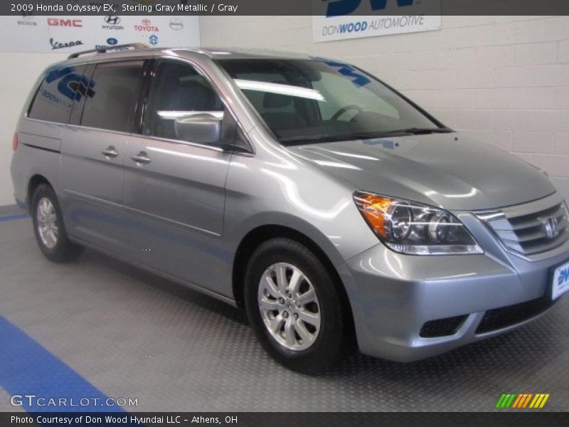 Sterling Gray Metallic / Gray 2009 Honda Odyssey EX