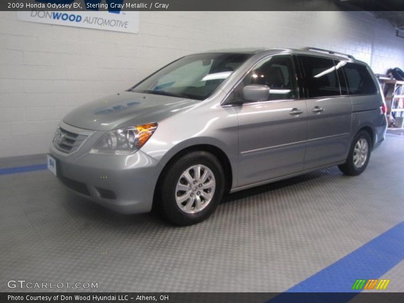 Sterling Gray Metallic / Gray 2009 Honda Odyssey EX
