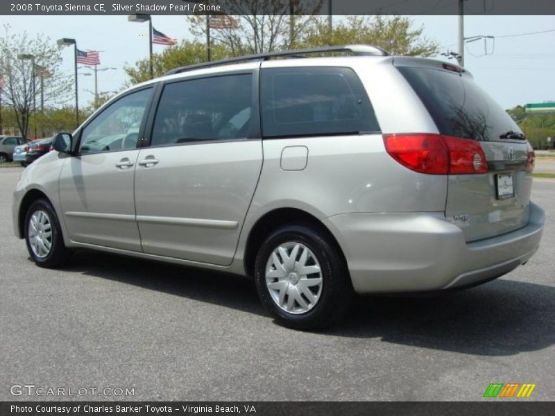 Silver Shadow Pearl / Stone 2008 Toyota Sienna CE