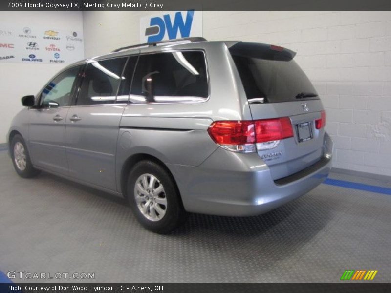 Sterling Gray Metallic / Gray 2009 Honda Odyssey EX