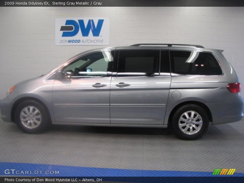 Sterling Gray Metallic / Gray 2009 Honda Odyssey EX