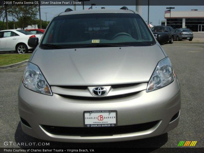 Silver Shadow Pearl / Stone 2008 Toyota Sienna CE