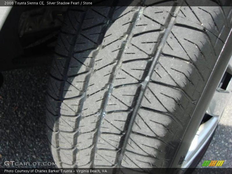 Silver Shadow Pearl / Stone 2008 Toyota Sienna CE
