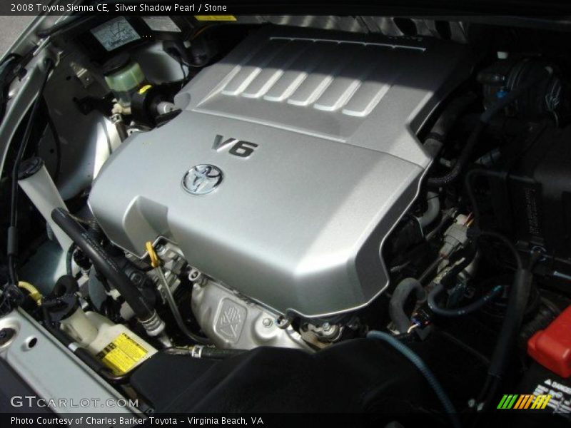 Silver Shadow Pearl / Stone 2008 Toyota Sienna CE