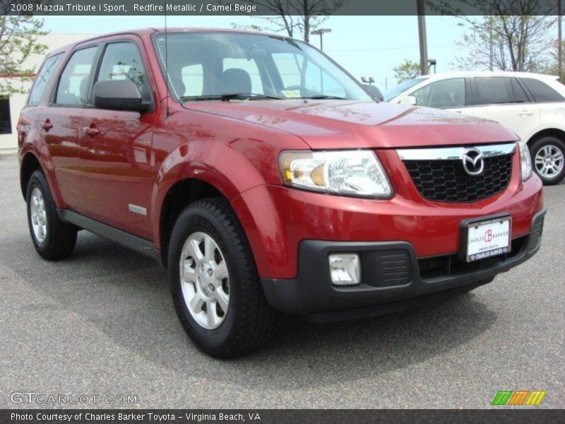 Redfire Metallic / Camel Beige 2008 Mazda Tribute i Sport