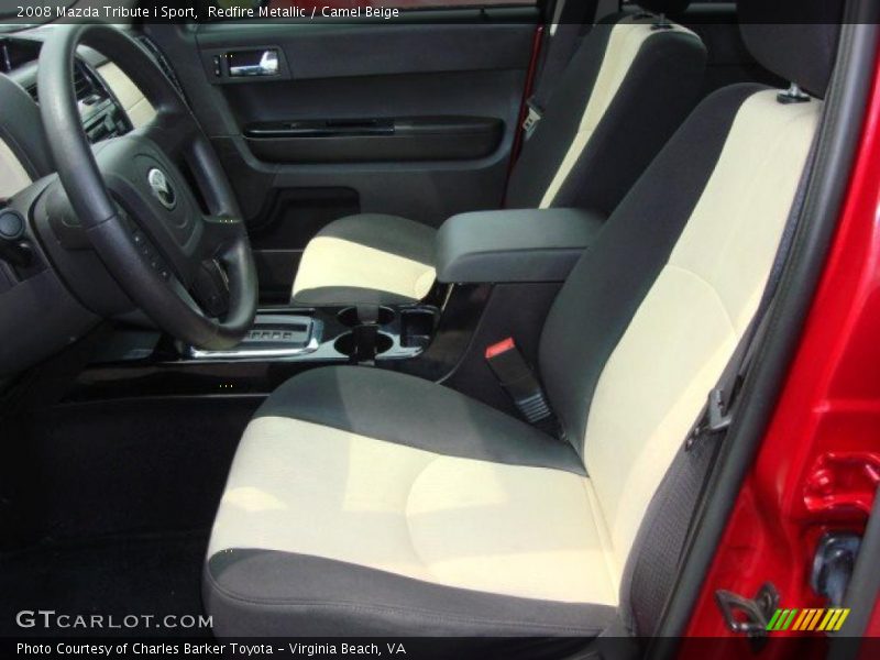 Redfire Metallic / Camel Beige 2008 Mazda Tribute i Sport