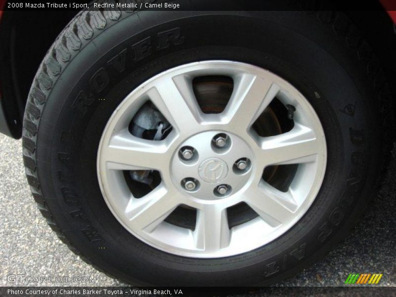 Redfire Metallic / Camel Beige 2008 Mazda Tribute i Sport