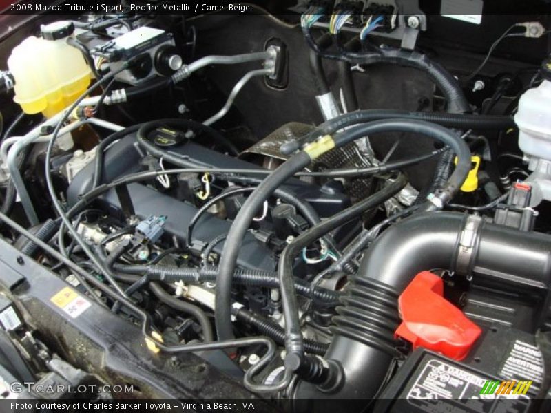 Redfire Metallic / Camel Beige 2008 Mazda Tribute i Sport