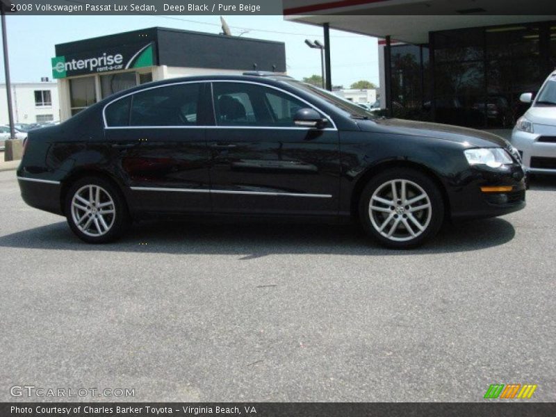 Deep Black / Pure Beige 2008 Volkswagen Passat Lux Sedan