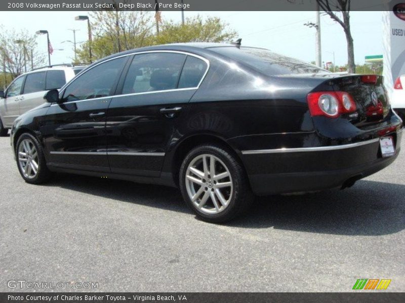 Deep Black / Pure Beige 2008 Volkswagen Passat Lux Sedan