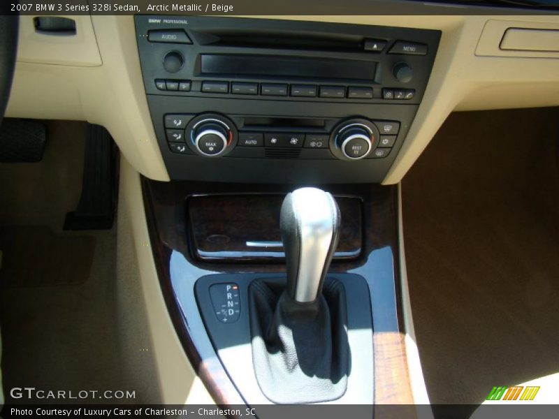 Arctic Metallic / Beige 2007 BMW 3 Series 328i Sedan