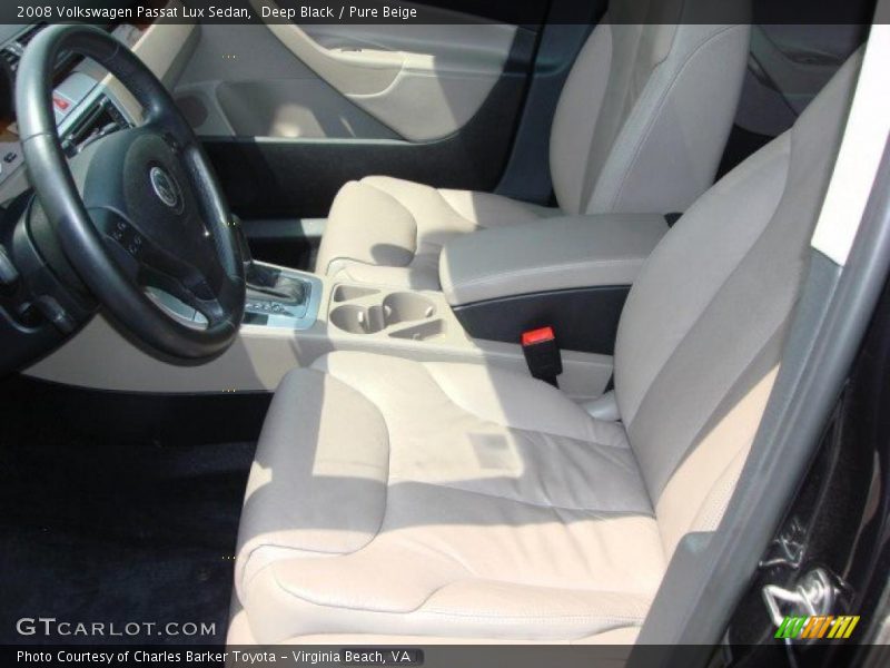  2008 Passat Lux Sedan Pure Beige Interior