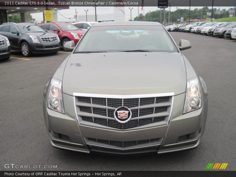 Tuscan Bronze ChromaFlair / Cashmere/Cocoa 2011 Cadillac CTS 3.0 Sedan