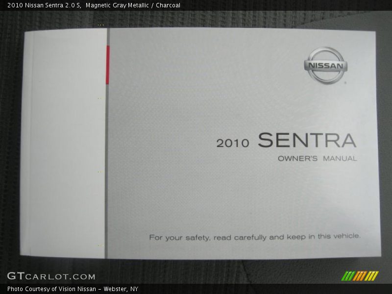 Magnetic Gray Metallic / Charcoal 2010 Nissan Sentra 2.0 S