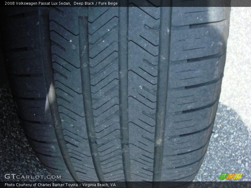 Deep Black / Pure Beige 2008 Volkswagen Passat Lux Sedan