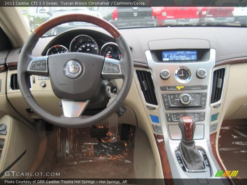 Tuscan Bronze ChromaFlair / Cashmere/Cocoa 2011 Cadillac CTS 3.0 Sedan