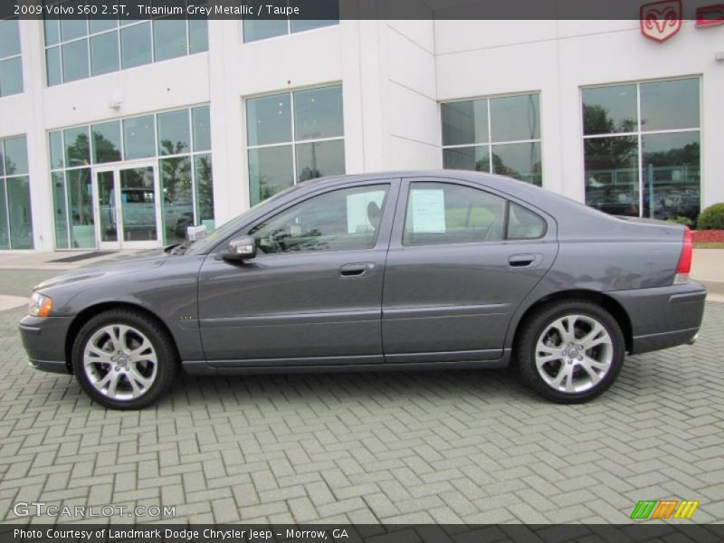 Titanium Grey Metallic / Taupe 2009 Volvo S60 2.5T