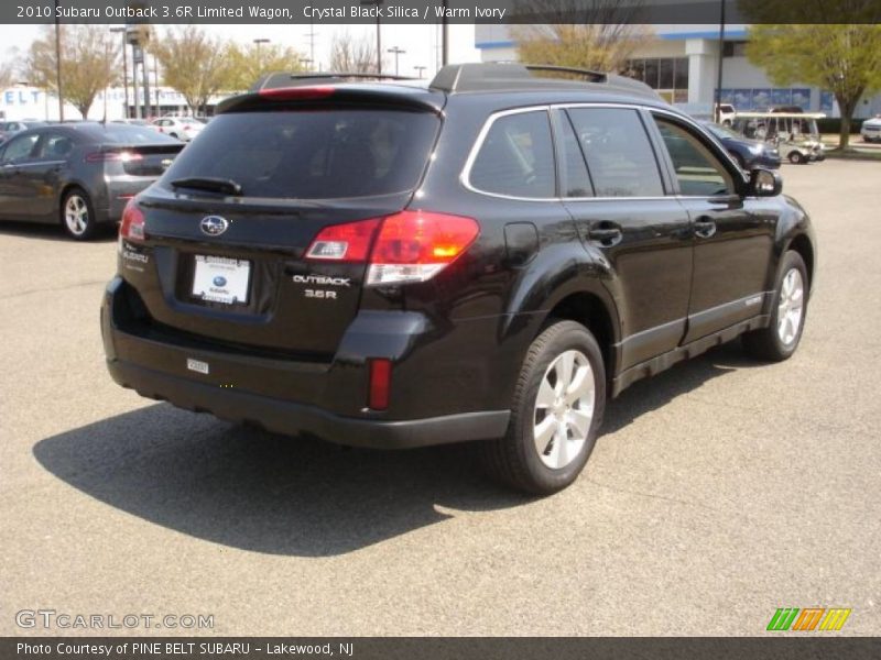 Crystal Black Silica / Warm Ivory 2010 Subaru Outback 3.6R Limited Wagon