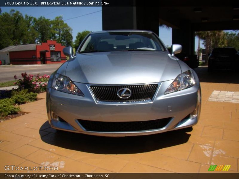 Breakwater Blue Metallic / Sterling Gray 2008 Lexus IS 250