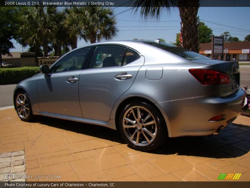 Breakwater Blue Metallic / Sterling Gray 2008 Lexus IS 250