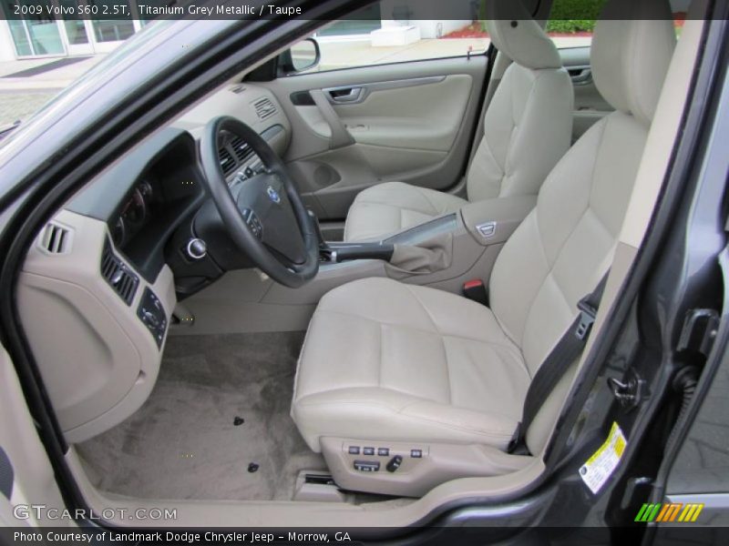 Titanium Grey Metallic / Taupe 2009 Volvo S60 2.5T