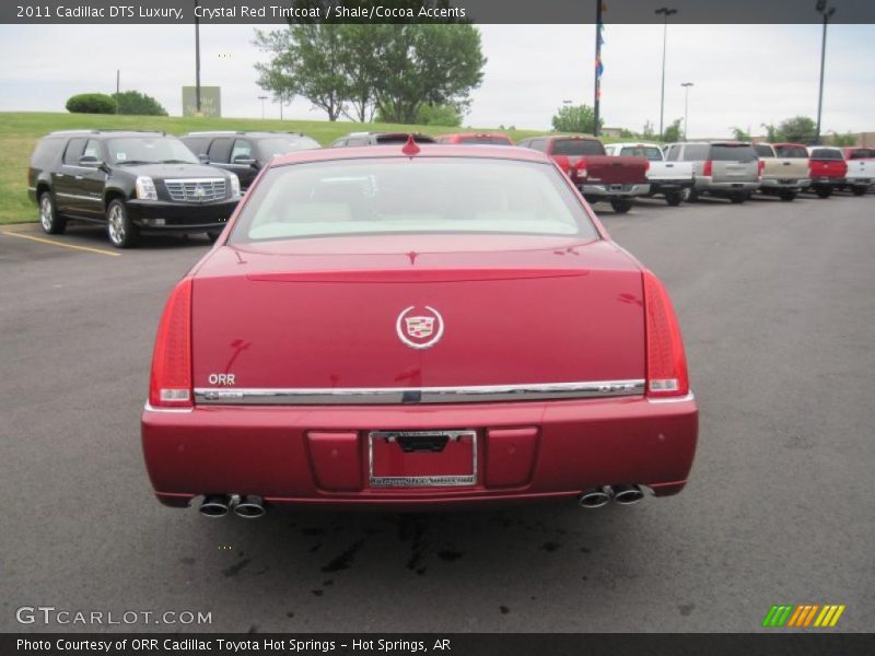 Crystal Red Tintcoat / Shale/Cocoa Accents 2011 Cadillac DTS Luxury