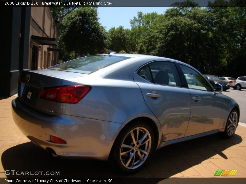 Breakwater Blue Metallic / Sterling Gray 2008 Lexus IS 250