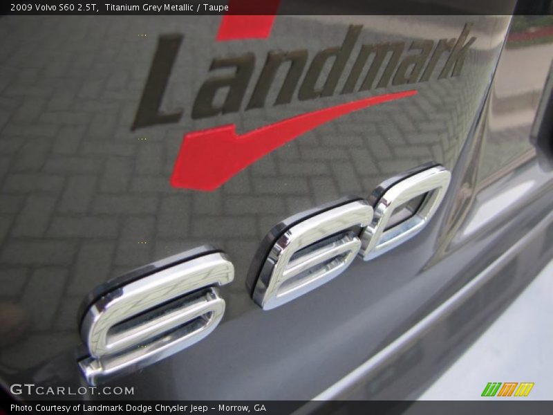 Titanium Grey Metallic / Taupe 2009 Volvo S60 2.5T
