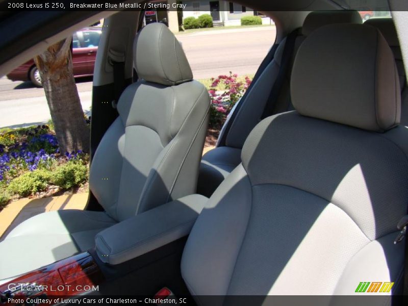 Breakwater Blue Metallic / Sterling Gray 2008 Lexus IS 250