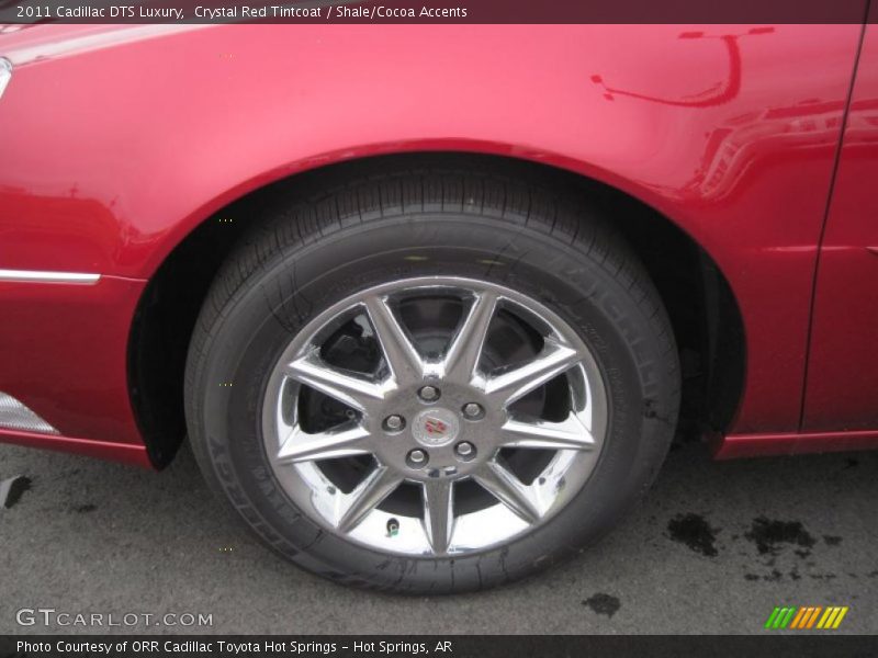 Crystal Red Tintcoat / Shale/Cocoa Accents 2011 Cadillac DTS Luxury