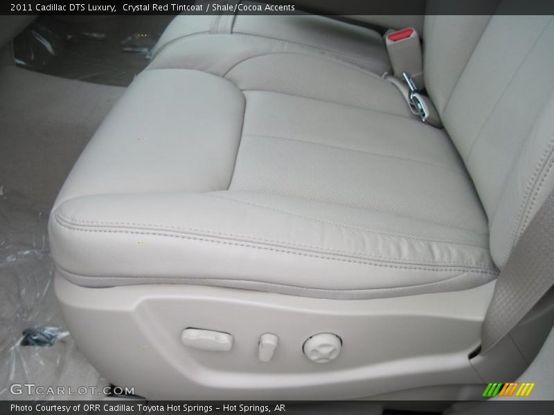 Crystal Red Tintcoat / Shale/Cocoa Accents 2011 Cadillac DTS Luxury