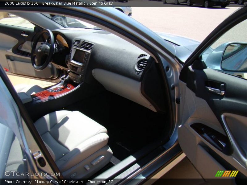 Breakwater Blue Metallic / Sterling Gray 2008 Lexus IS 250