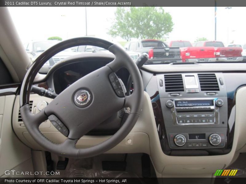 Crystal Red Tintcoat / Shale/Cocoa Accents 2011 Cadillac DTS Luxury