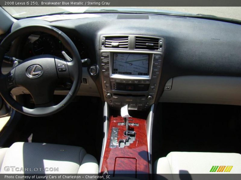 Breakwater Blue Metallic / Sterling Gray 2008 Lexus IS 250