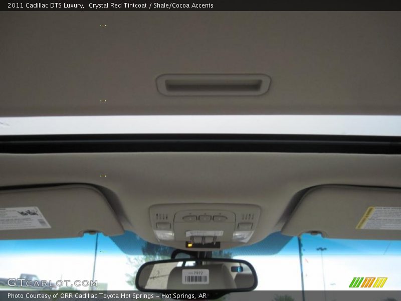 Crystal Red Tintcoat / Shale/Cocoa Accents 2011 Cadillac DTS Luxury