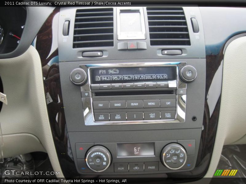 Crystal Red Tintcoat / Shale/Cocoa Accents 2011 Cadillac DTS Luxury