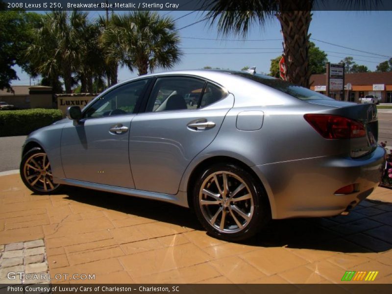 Breakwater Blue Metallic / Sterling Gray 2008 Lexus IS 250