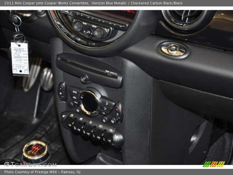 Controls of 2011 Cooper John Cooper Works Convertible